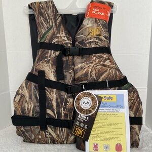 NWT Realtree SJK Camo Life Vest 2XL/3XL Great Hunter or Fisherman Gift